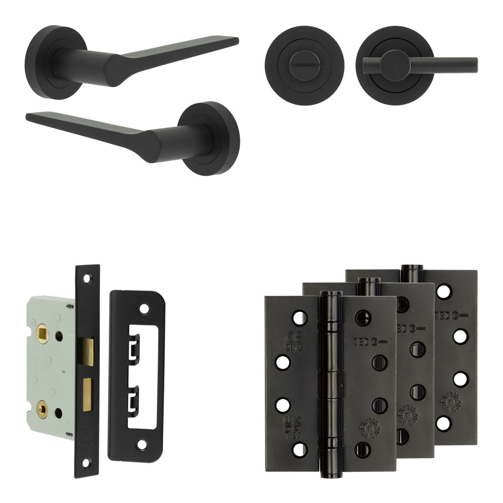 Gio Bathroom Lock Pack – Plain Thumb Turn