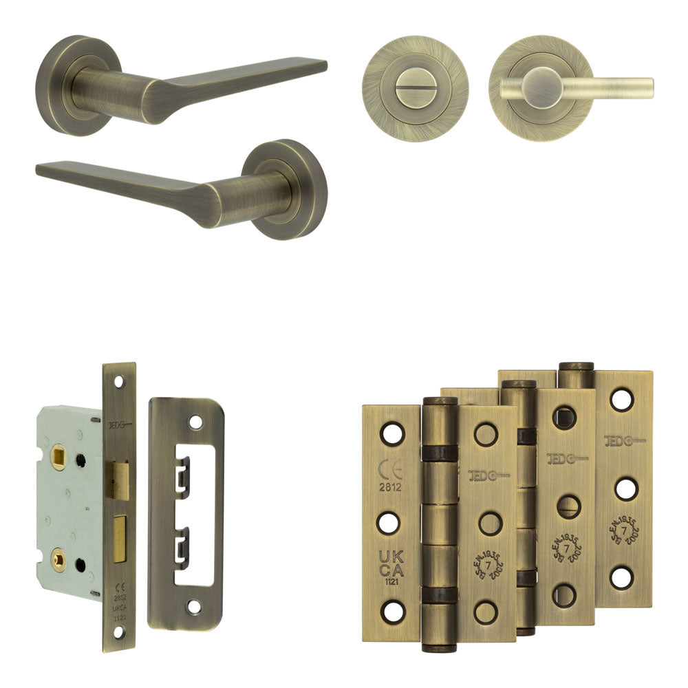 Gio Bathroom Lock Pack – Plain Thumb Turn