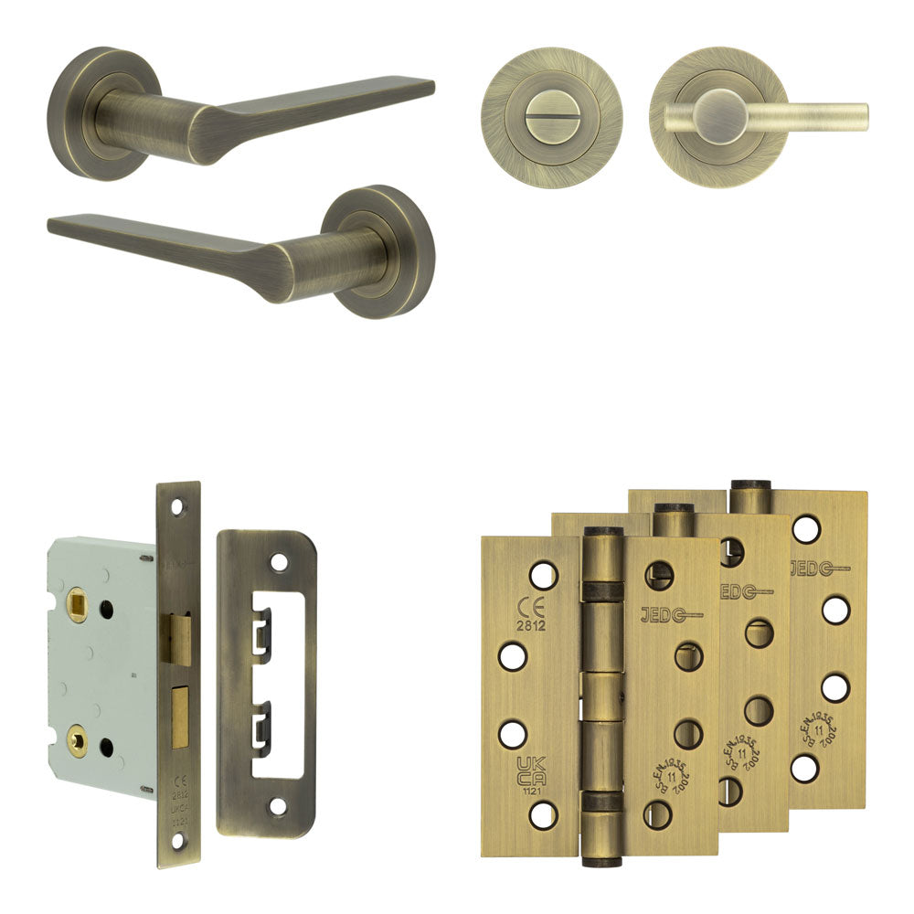 Gio Bathroom Lock Pack – Plain Thumb Turn