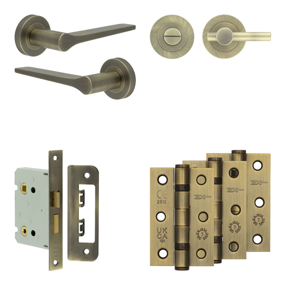 Gio Bathroom Lock Pack – Plain Thumb Turn