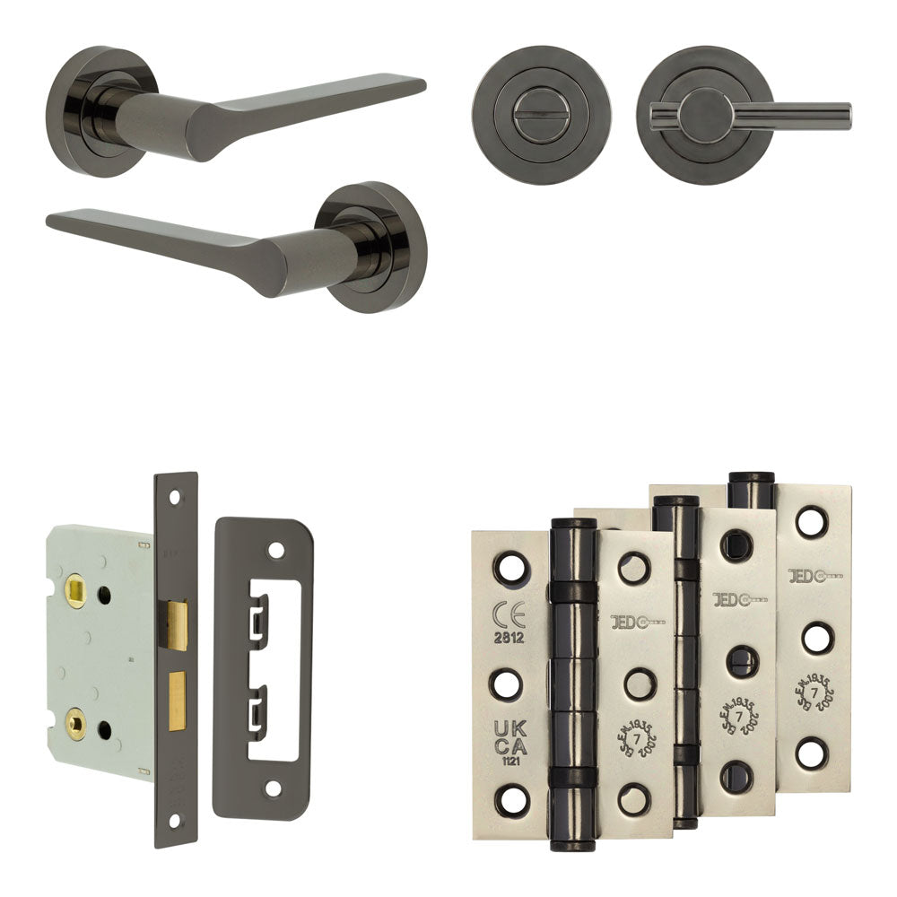 Gio Bathroom Lock Pack – Plain Thumb Turn