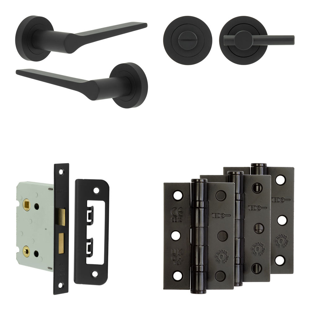 Gio Bathroom Lock Pack – Plain Thumb Turn