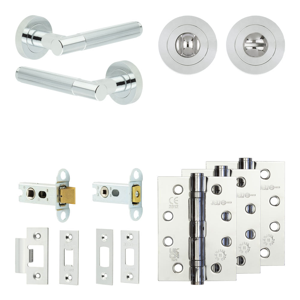 Venice Tubular Bathroom Pack – Standard Thumb Turn