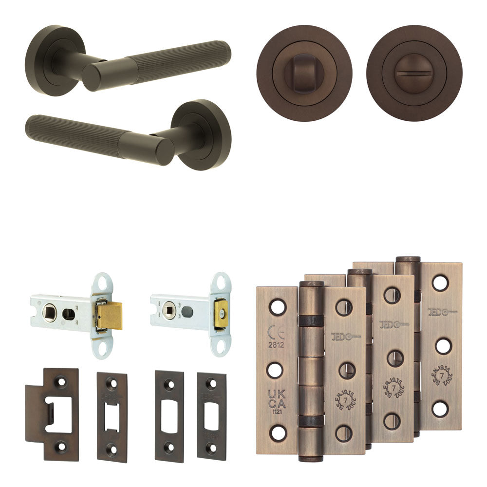 Venice Tubular Bathroom Pack – Standard Thumb Turn