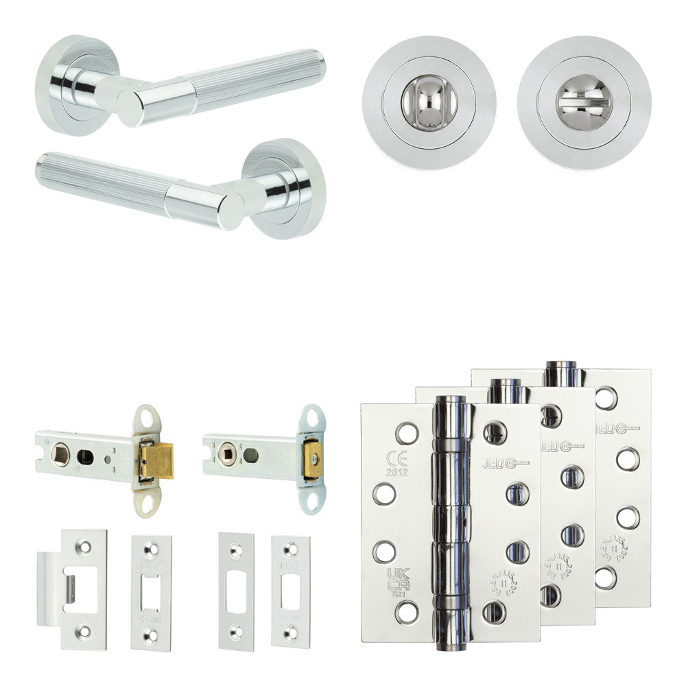 Venice Tubular Bathroom Pack – Standard Thumb Turn