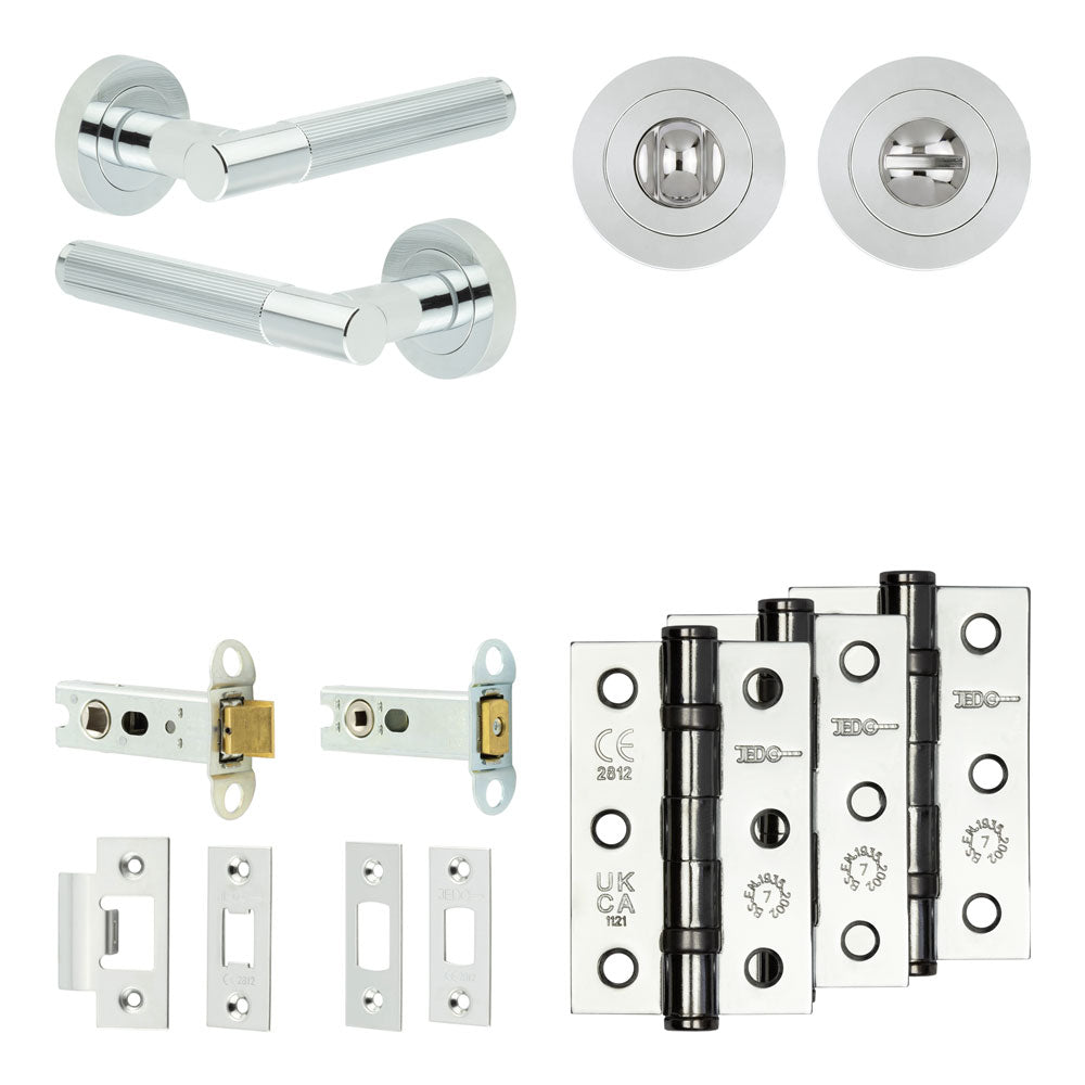 Venice Tubular Bathroom Pack – Standard Thumb Turn