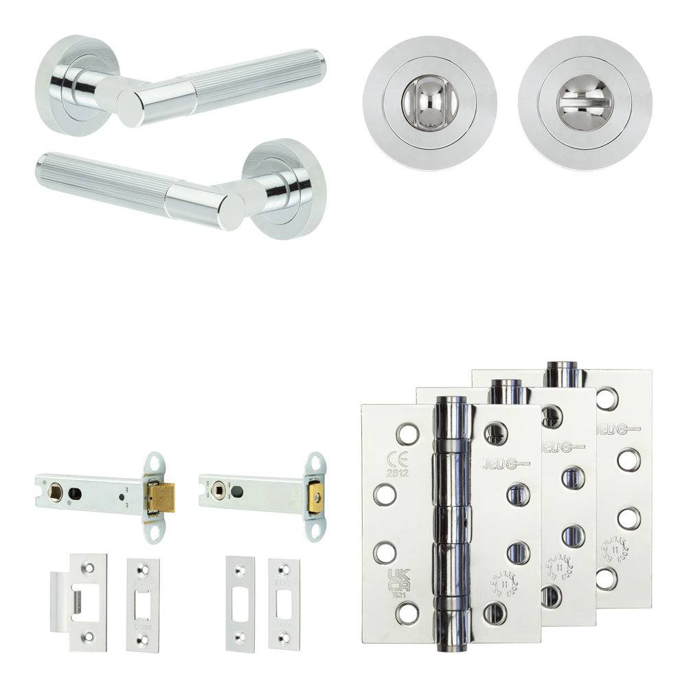 Venice Tubular Bathroom Pack – Standard Thumb Turn