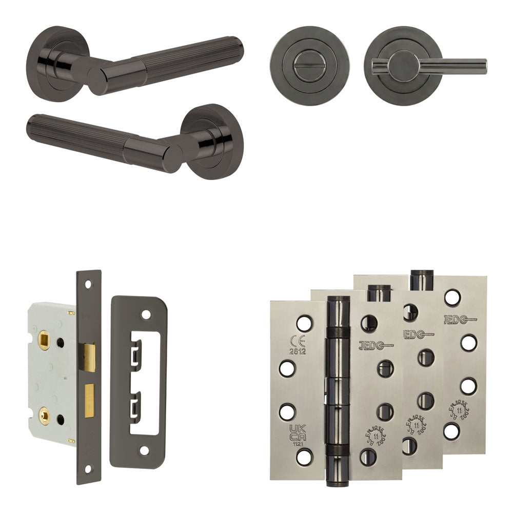 Venice Bathroom Lock Pack – Plain Thumb Turn