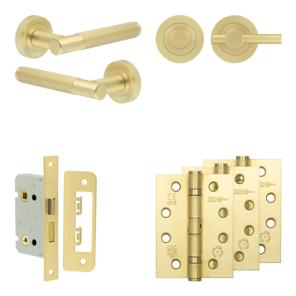Venice Bathroom Lock Pack – Plain Thumb Turn
