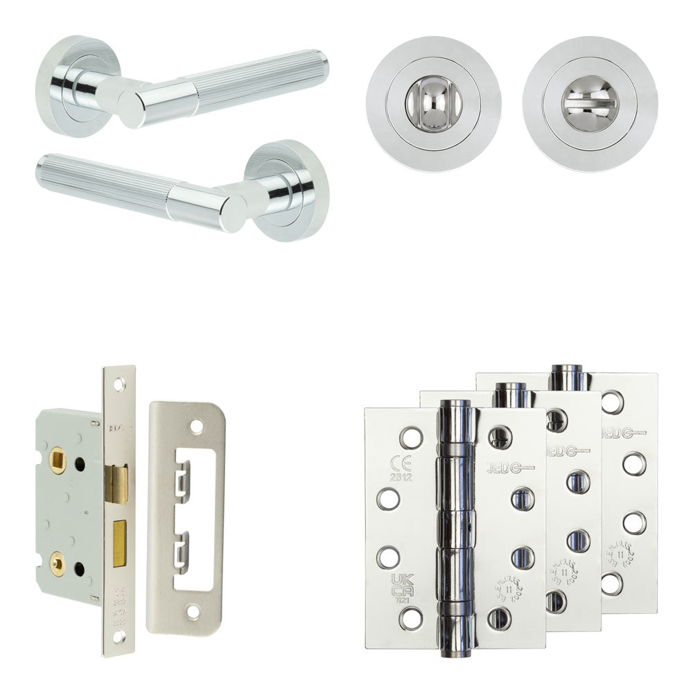 Venice Bathroom Lock Pack – Standard Thumb Turn