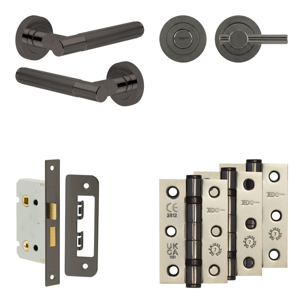 Venice Bathroom Lock Pack – Plain Thumb Turn