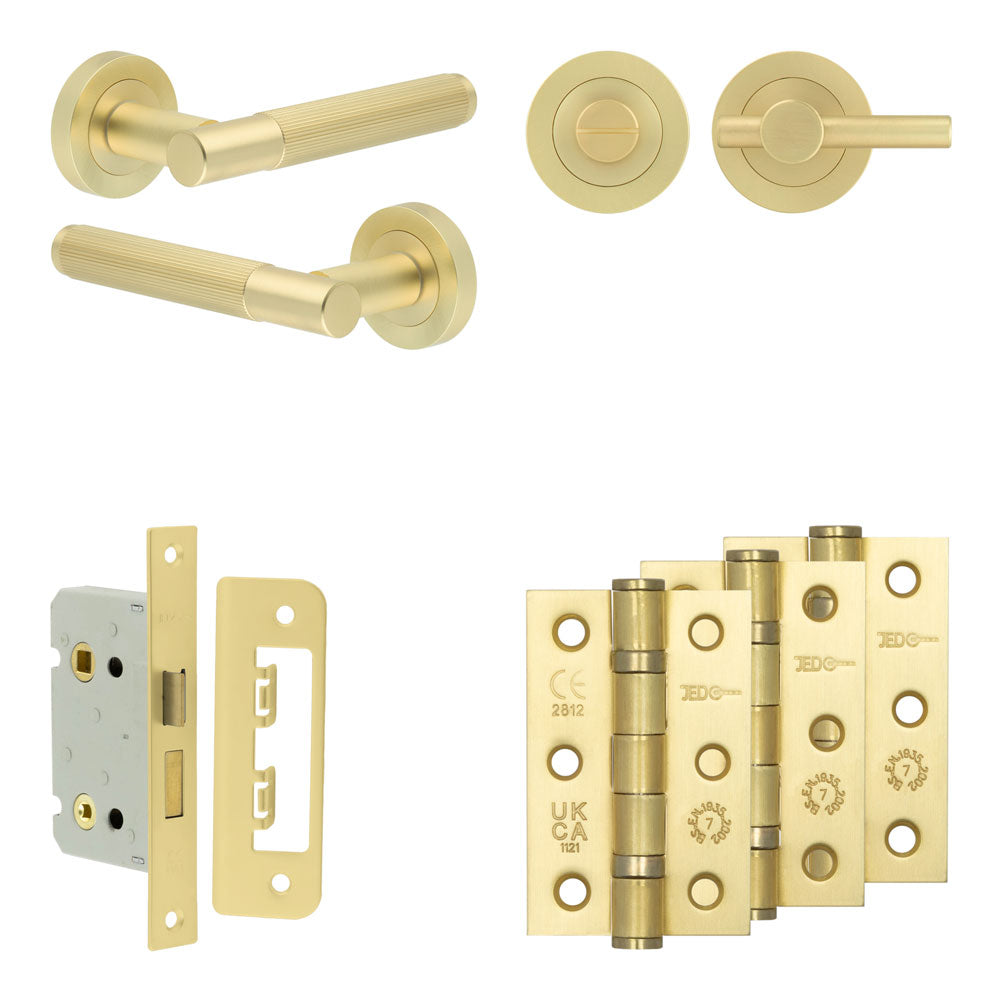 Venice Bathroom Lock Pack – Plain Thumb Turn