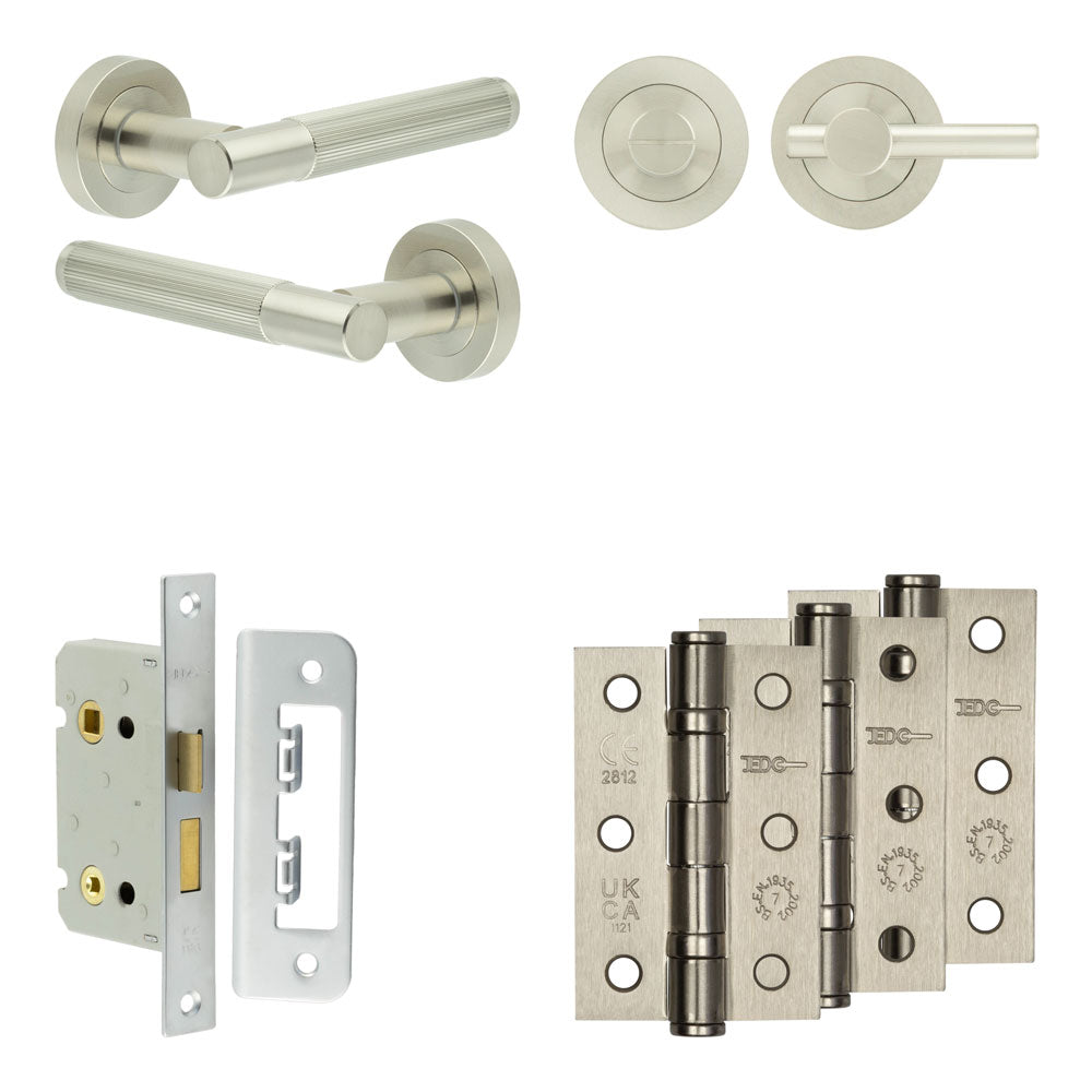 Venice Bathroom Lock Pack – Plain Thumb Turn
