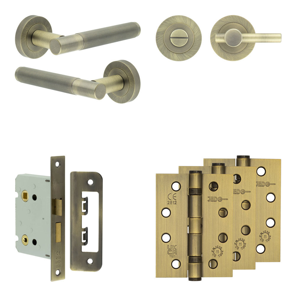 Venice Bathroom Lock Pack – Plain Thumb Turn