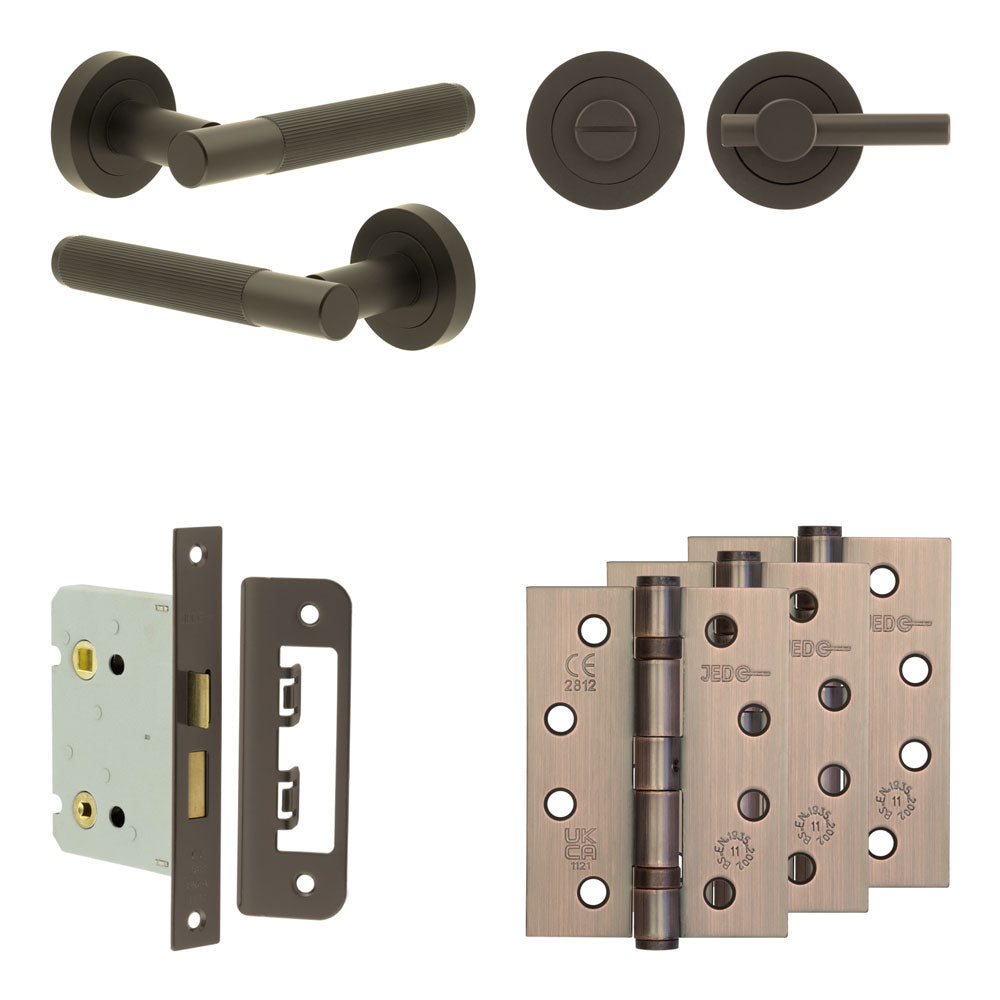 Venice Bathroom Lock Pack – Plain Thumb Turn