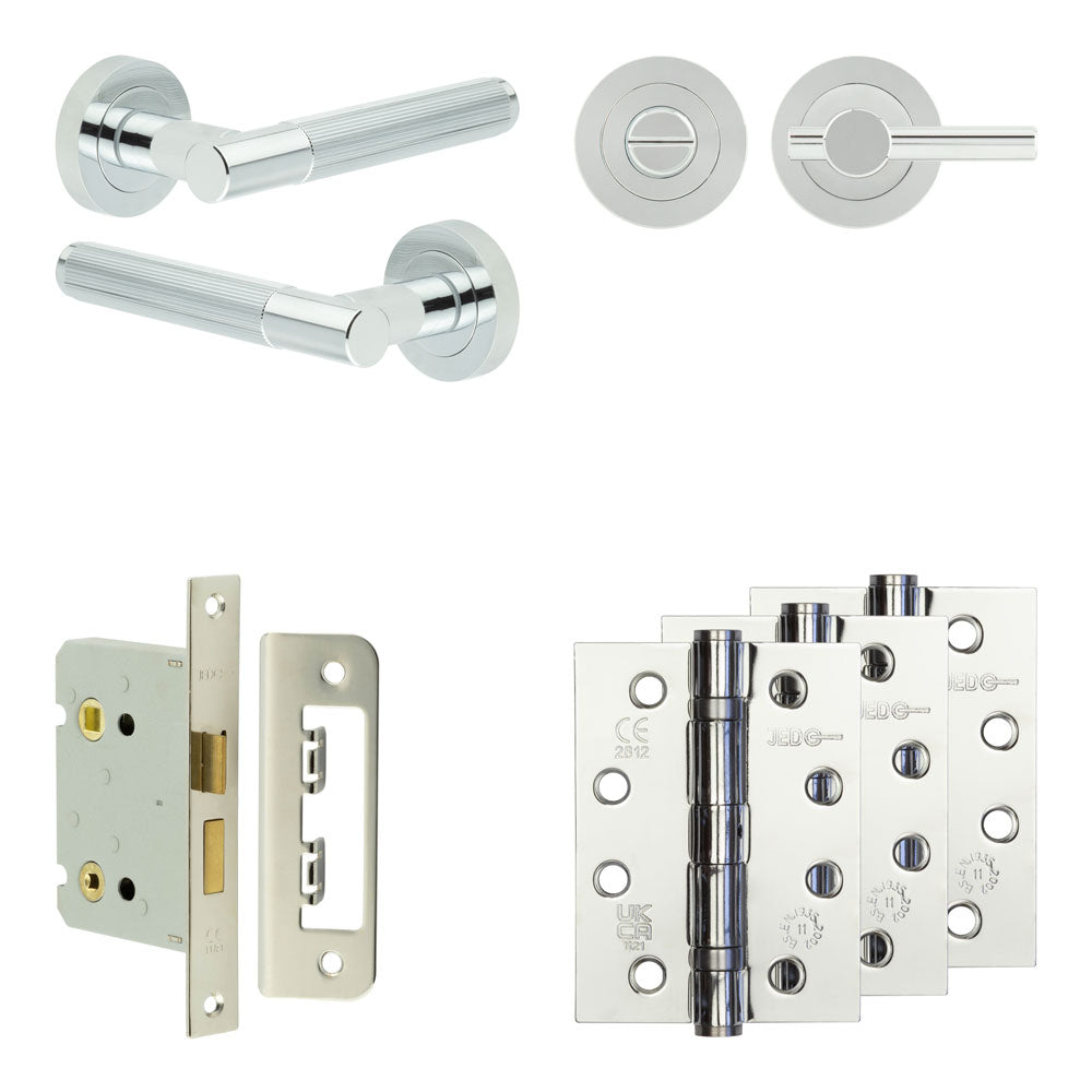 Venice Bathroom Lock Pack – Plain Thumb Turn