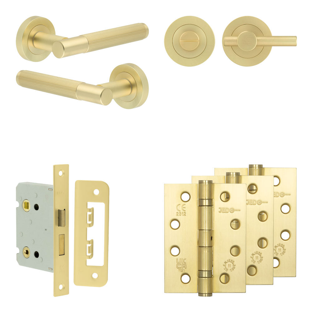 Venice Bathroom Lock Pack – Plain Thumb Turn