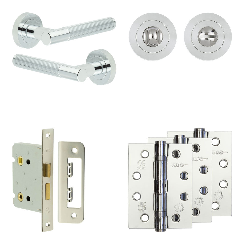 Venice Bathroom Lock Pack – Standard Thumb Turn