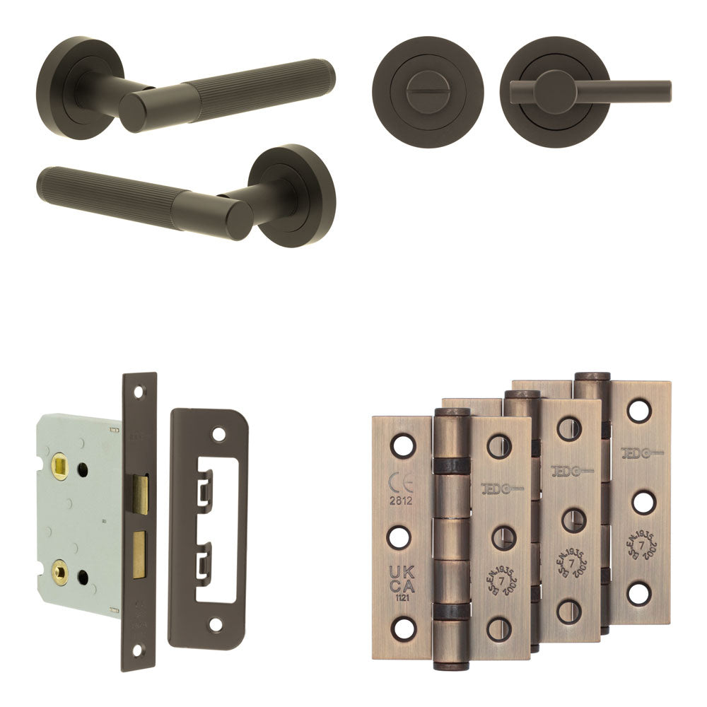 Venice Bathroom Lock Pack – Plain Thumb Turn