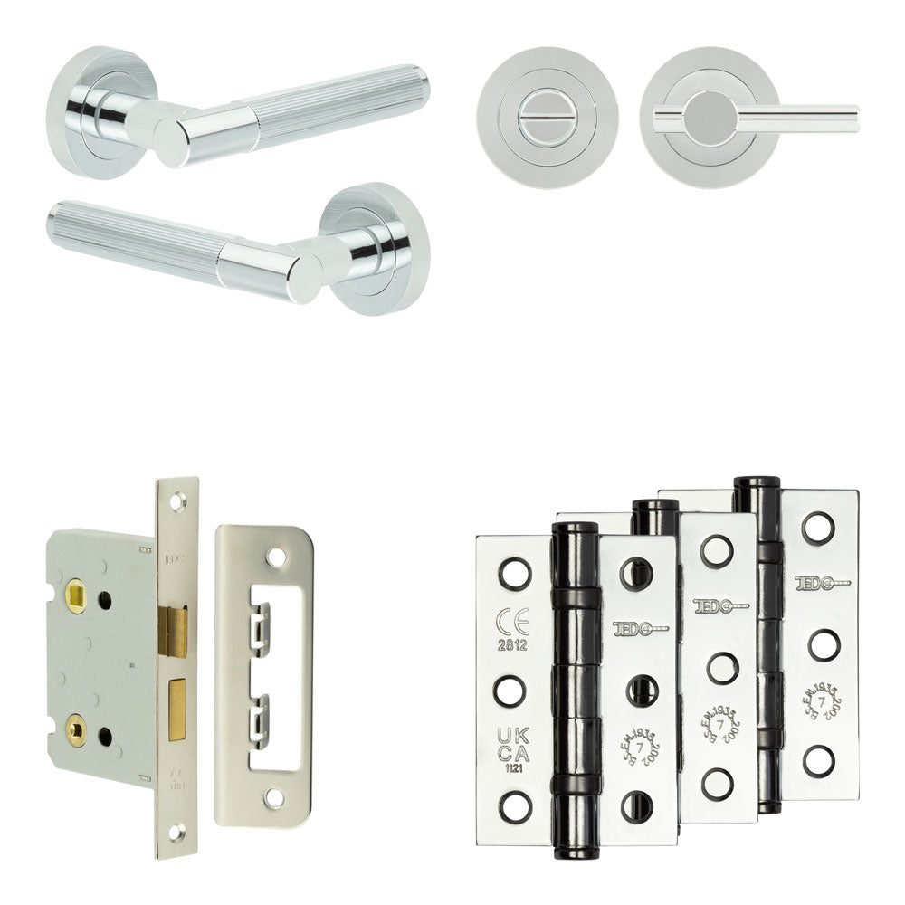 Venice Bathroom Lock Pack – Plain Thumb Turn
