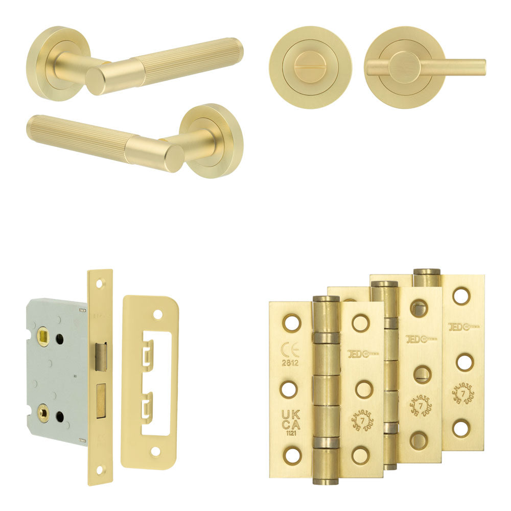 Venice Bathroom Lock Pack – Plain Thumb Turn