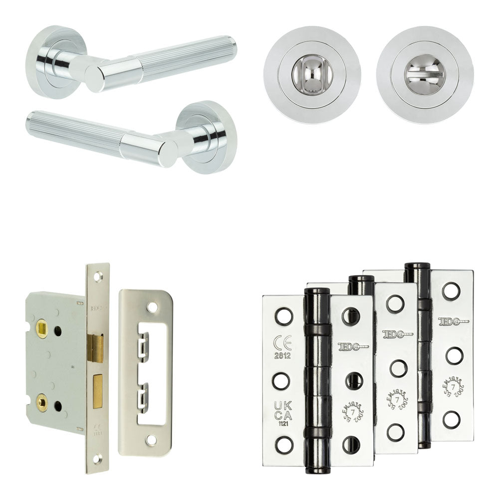 Venice Bathroom Lock Pack – Standard Thumb Turn