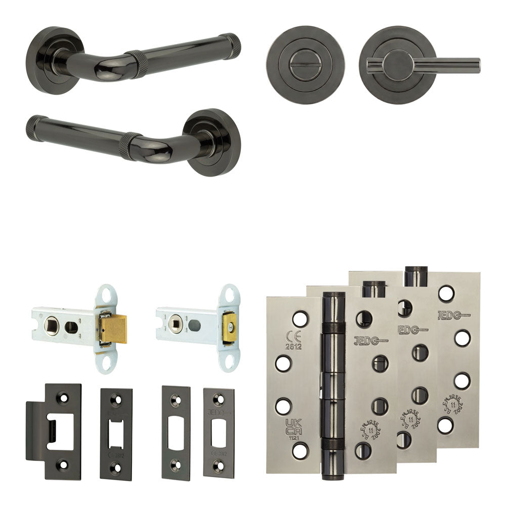 Midtown Tubular Bathroom Pack – Plain Thumb Turn