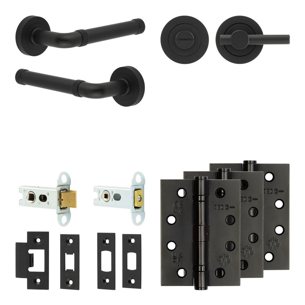 Midtown Tubular Bathroom Pack – Plain Thumb Turn