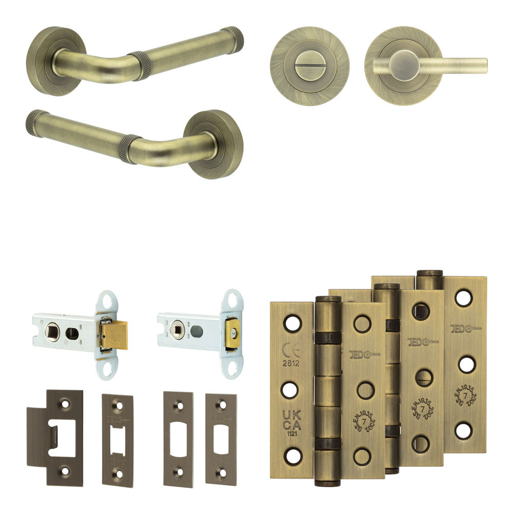 Midtown Tubular Bathroom Pack – Plain Thumb Turn