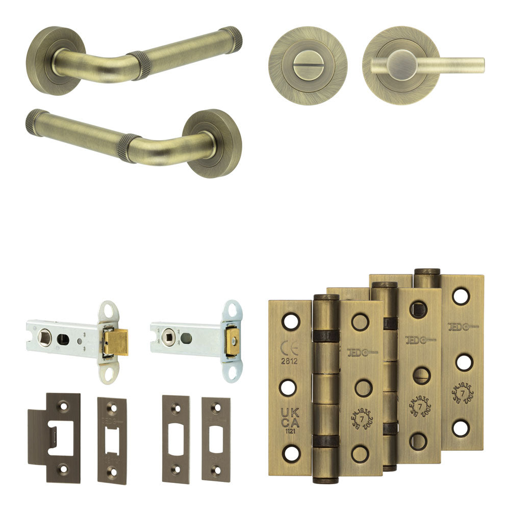 Midtown Tubular Bathroom Pack – Plain Thumb Turn