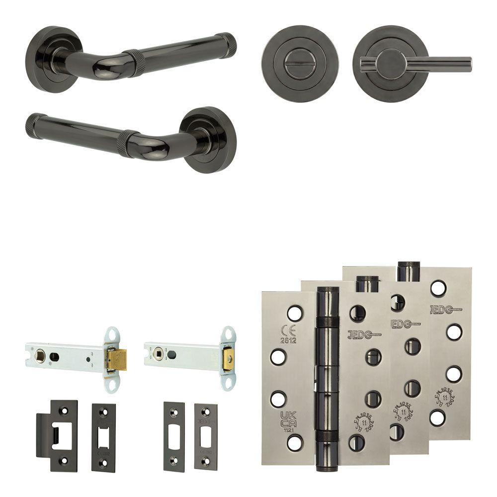 Midtown Tubular Bathroom Pack – Plain Thumb Turn