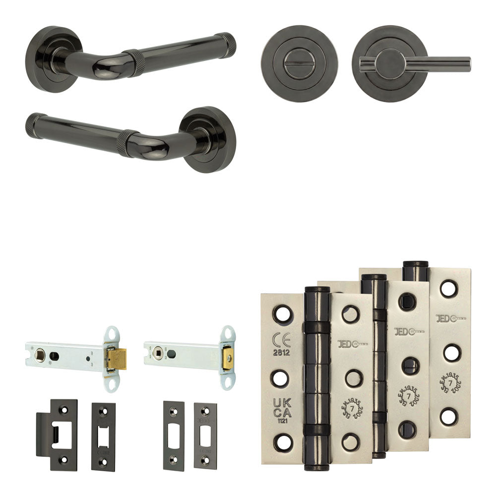 Midtown Tubular Bathroom Pack – Plain Thumb Turn