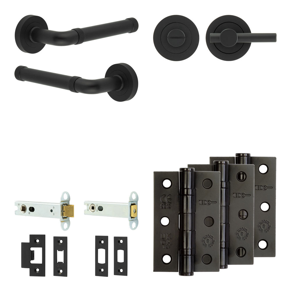 Midtown Tubular Bathroom Pack – Plain Thumb Turn