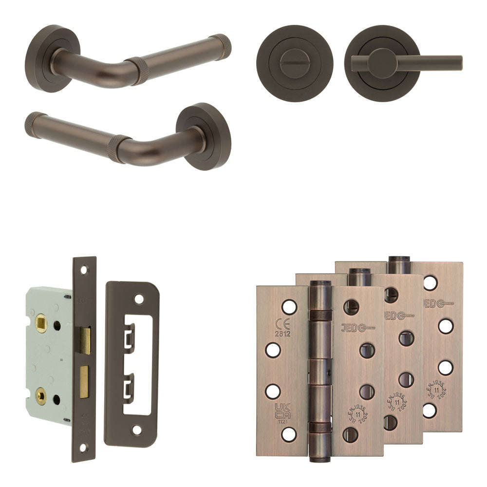 Midtown Bathroom Lock Pack – Plain Thumb Turn
