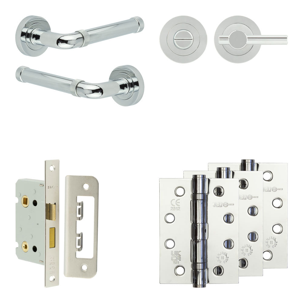 Midtown Bathroom Lock Pack – Plain Thumb Turn