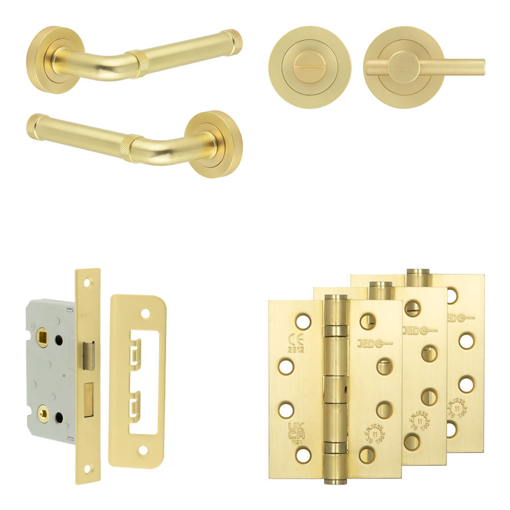 Midtown Bathroom Lock Pack – Plain Thumb Turn
