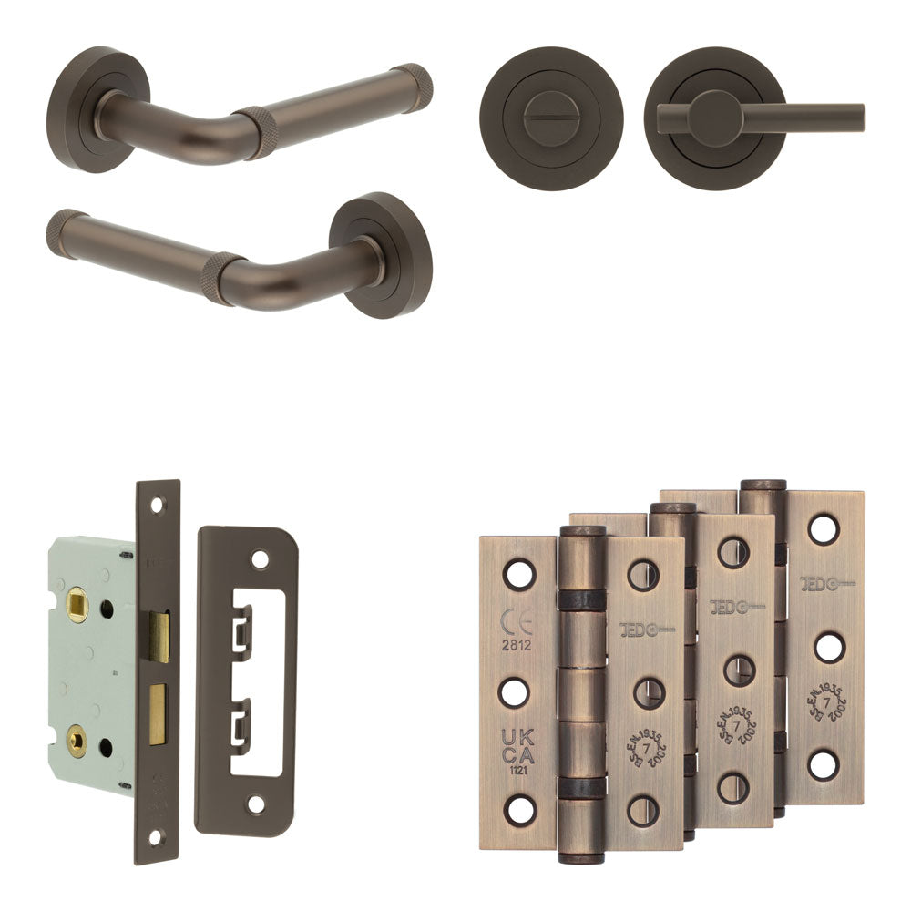 Midtown Bathroom Lock Pack – Plain Thumb Turn