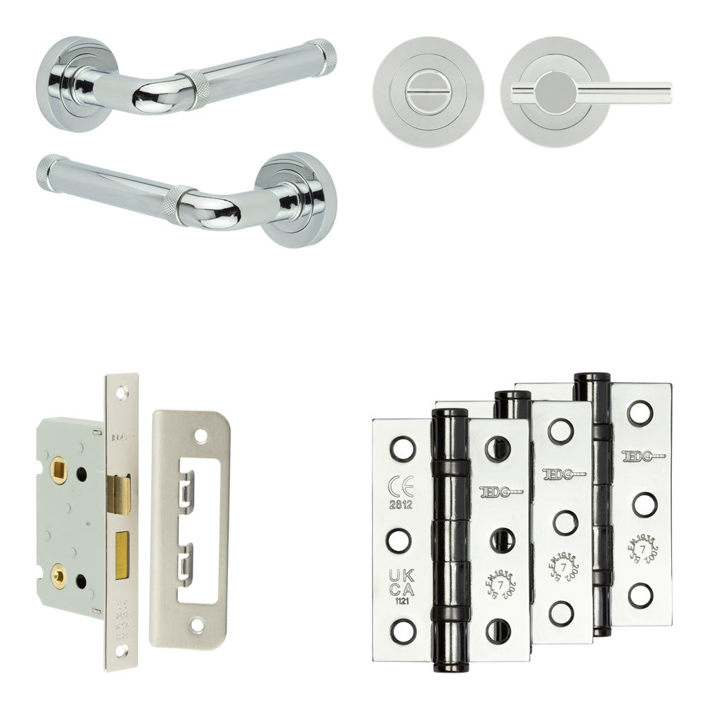 Midtown Bathroom Lock Pack – Plain Thumb Turn