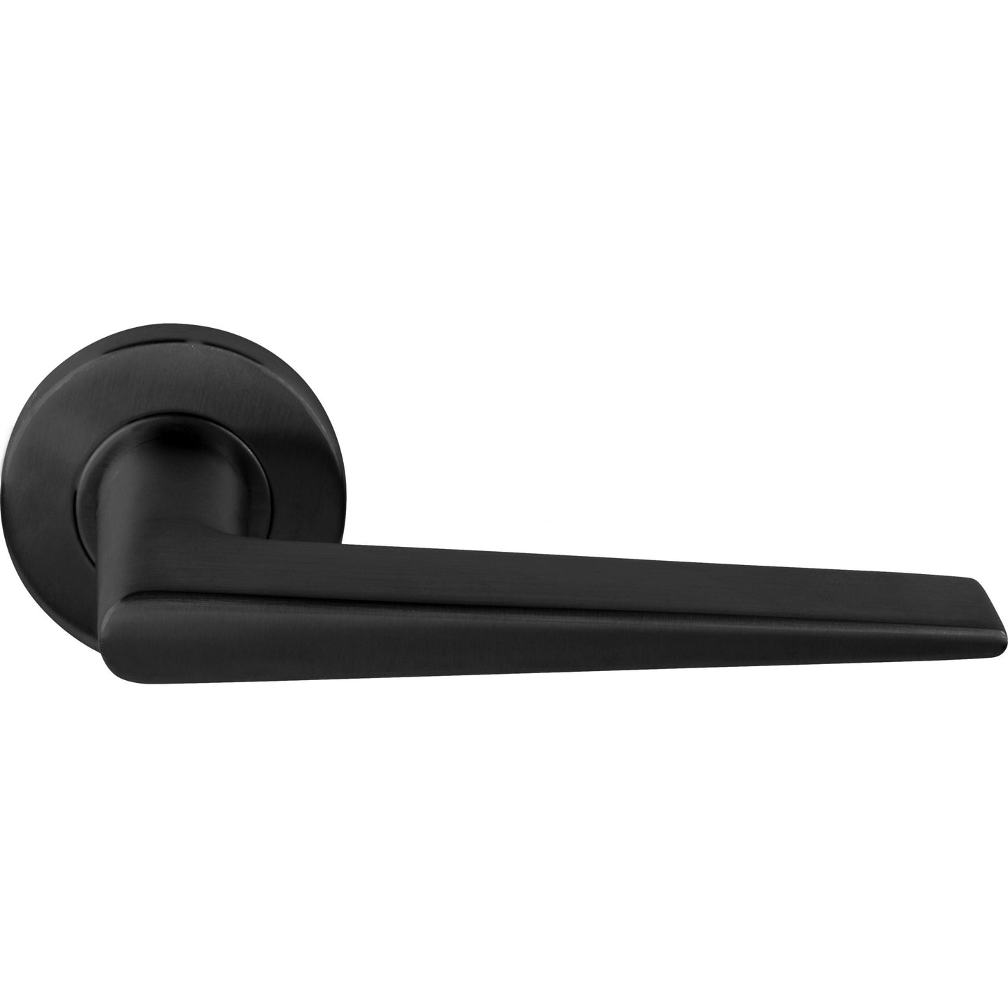 LB21H - Sprung Door Handle On Rose