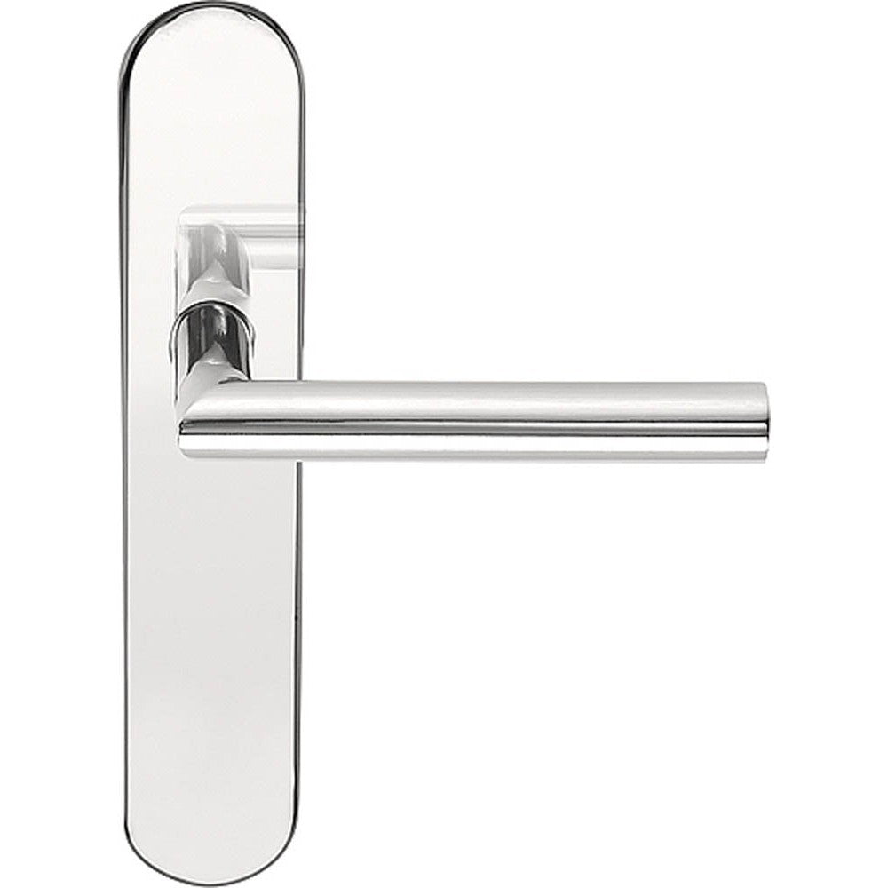 LB2-19P13SFC - Unsprung Door Handle On Rectangular Blind Plate