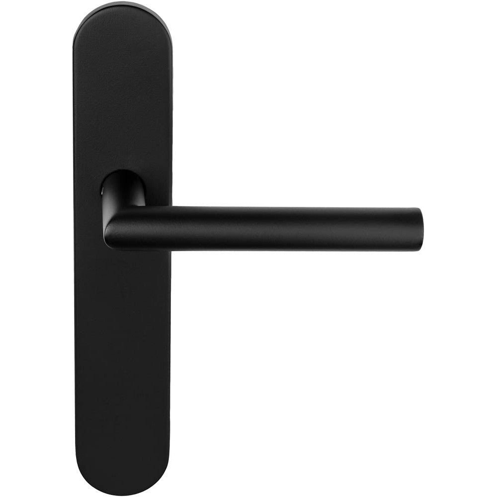 LB2-19P13SFC - Unsprung Door Handle On Rectangular Blind Plate