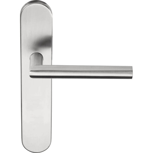 LB2-19P13SFC - Unsprung Door Handle On Rectangular Blind Plate