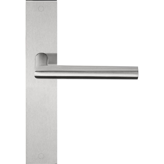 LB2-19P236SFC - Unsprung Door Handle On Rectangular Blind Plate