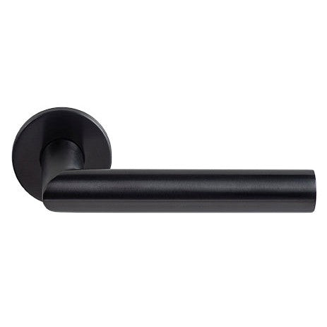 LB2-22 - Sprung Door Handle On Rose En1906 Class 3