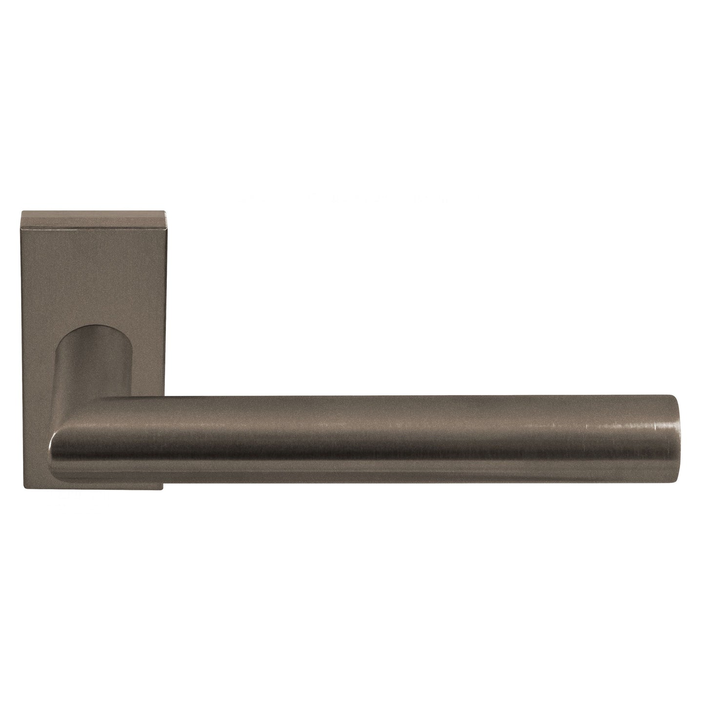 LB2-19Q32G - Double Sprung Door Handle On Rectangular Rose