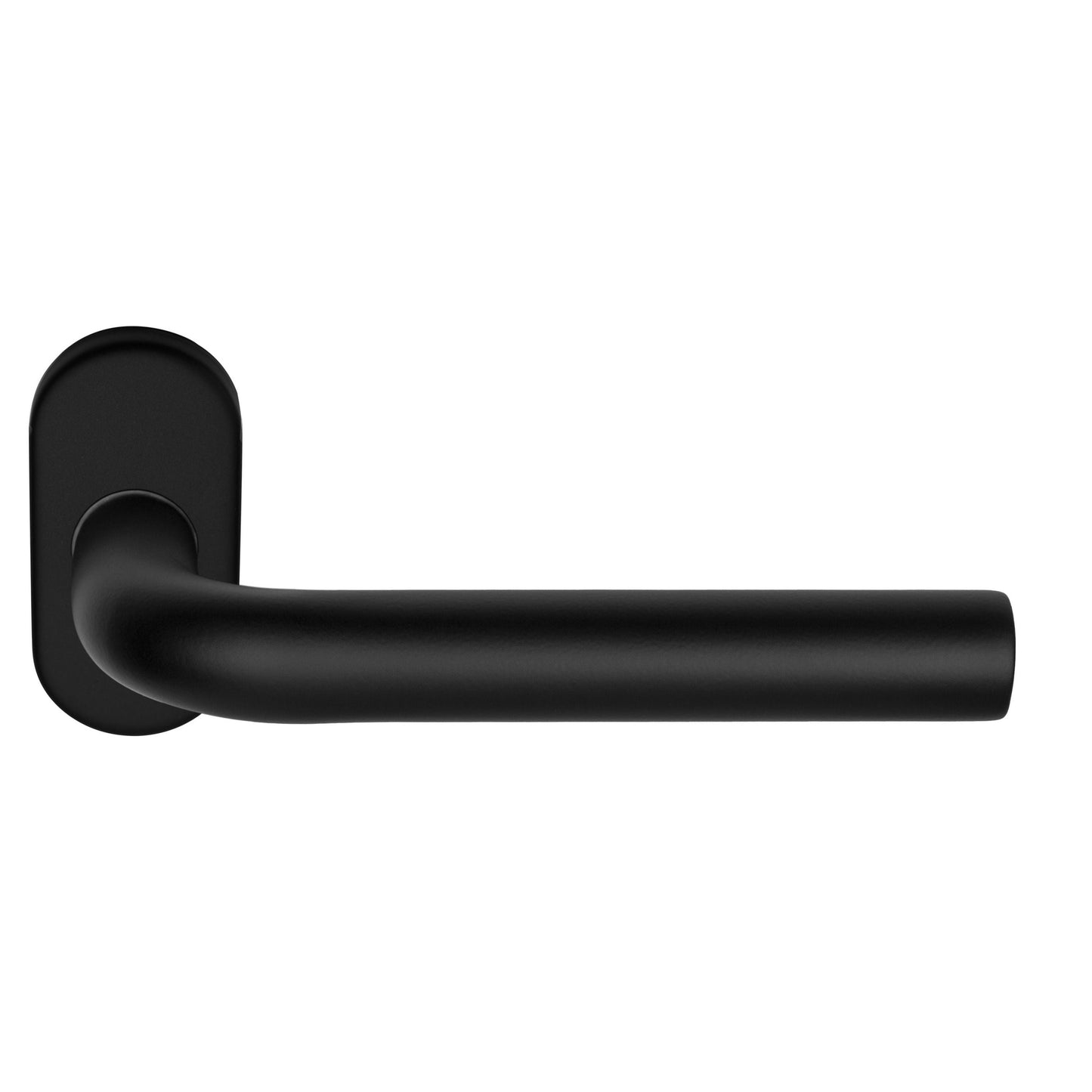 LB3-19B32G - Double Sprung Door Handle On Oval Rose