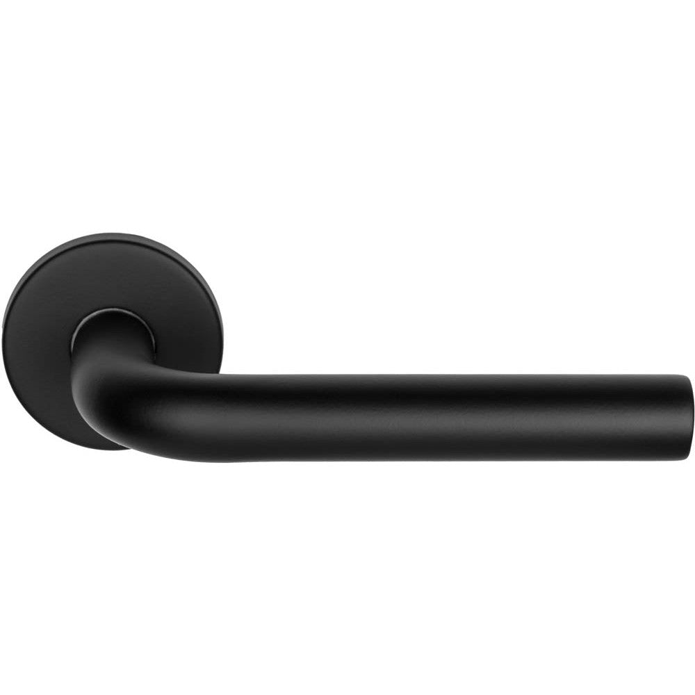 LB3-19 - Sprung Door Handle On Rose En1906 Class 3