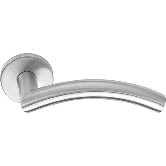 LB4-19 - Sprung Door Handle On Rose En1906 Class 3