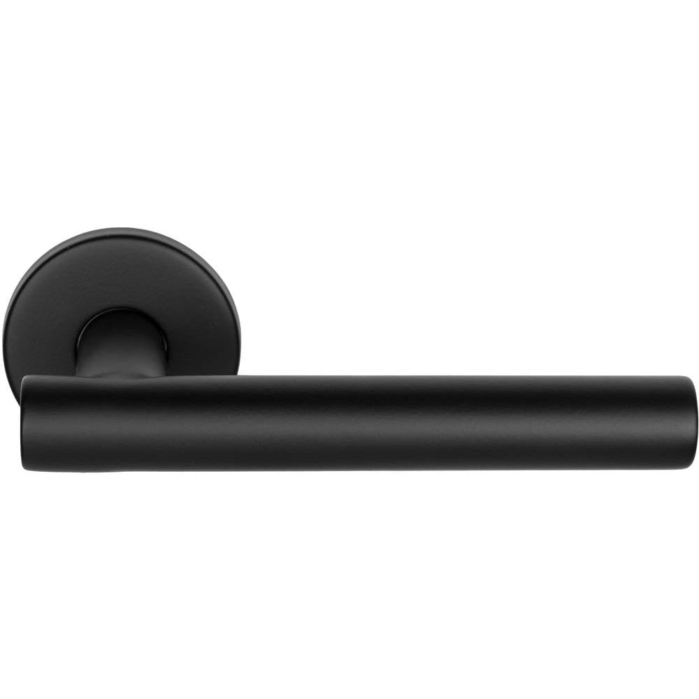 LB7-19 - Sprung Door Handle On Rose En1906 Class 3