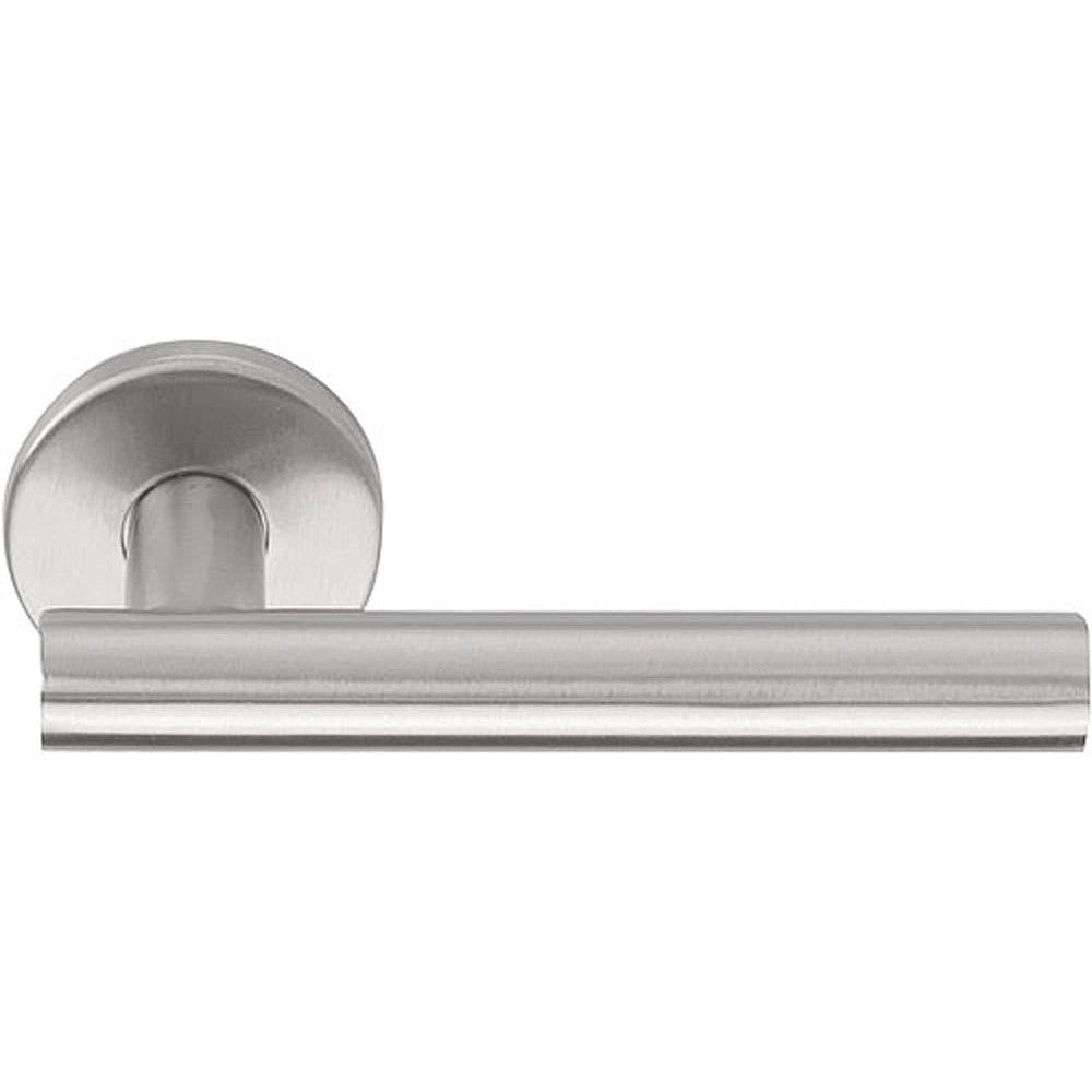 LB7-19 - Sprung Door Handle On Rose En1906 Class 3